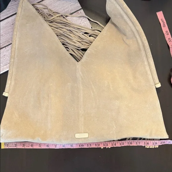 Vince Camuto Liann Fringe Suede Hobo